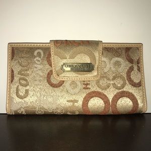 Tan Coach Wallet